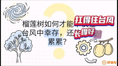 第四节：中国榴莲突围战：为生存重塑权型，抗台风矮化栽培与力学牵引，课程：《国产榴莲突围战：从泰国经验到中国实操的8堂必修课（高阶实战版）》