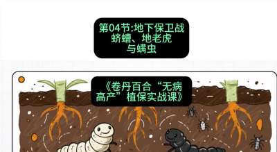 第04节：地下保卫战&mdash;&mdash;蛴螬、地老虎与螨虫 ，课程：《卷丹百合&ldquo;无病高产&rdquo;植保实战课》#识农AI