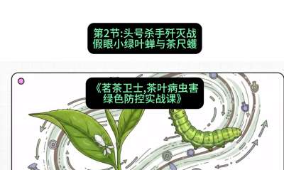 第02节：头号杀手歼灭战&mdash;&mdash;假眼小绿叶蝉与茶尺蠖，课程：《茗茶卫士&mdash;&mdash;茶叶病虫害绿色防控实战课》#识农AI
