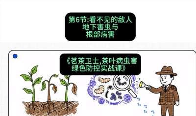 第06节：看不见的敌人&mdash;&mdash;地下害虫与根部病害，课程：《茗茶卫士&mdash;&mdash;茶叶病虫害绿色防控实战课》#识农AI