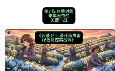 第07节：冬季封园&mdash;&mdash;来年无虫的关键一战，课程：《茗茶卫士&mdash;&mdash;茶叶病虫害绿色防控实战课》#识农AI