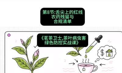 第08节：舌尖上的红线&mdash;&mdash;农药残留与合规清单，课程：《茗茶卫士&mdash;&mdash;茶叶病虫害绿色防控实战课》#识农AI